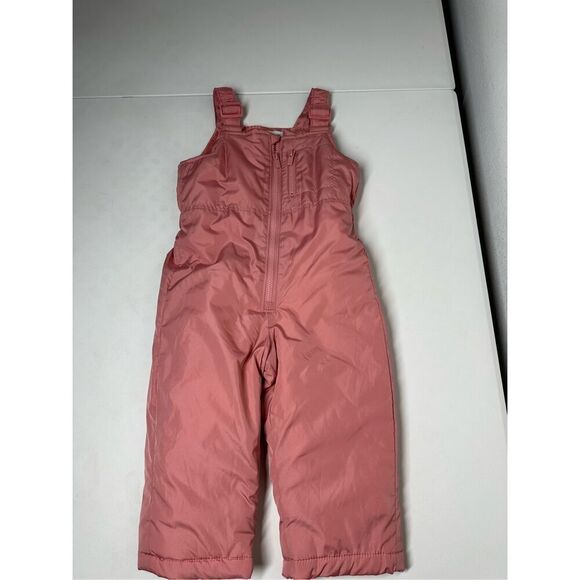 Old Navy Other - Old Navy Water-Resistant Snow Bib for Toddler Girls Pink Size 2T